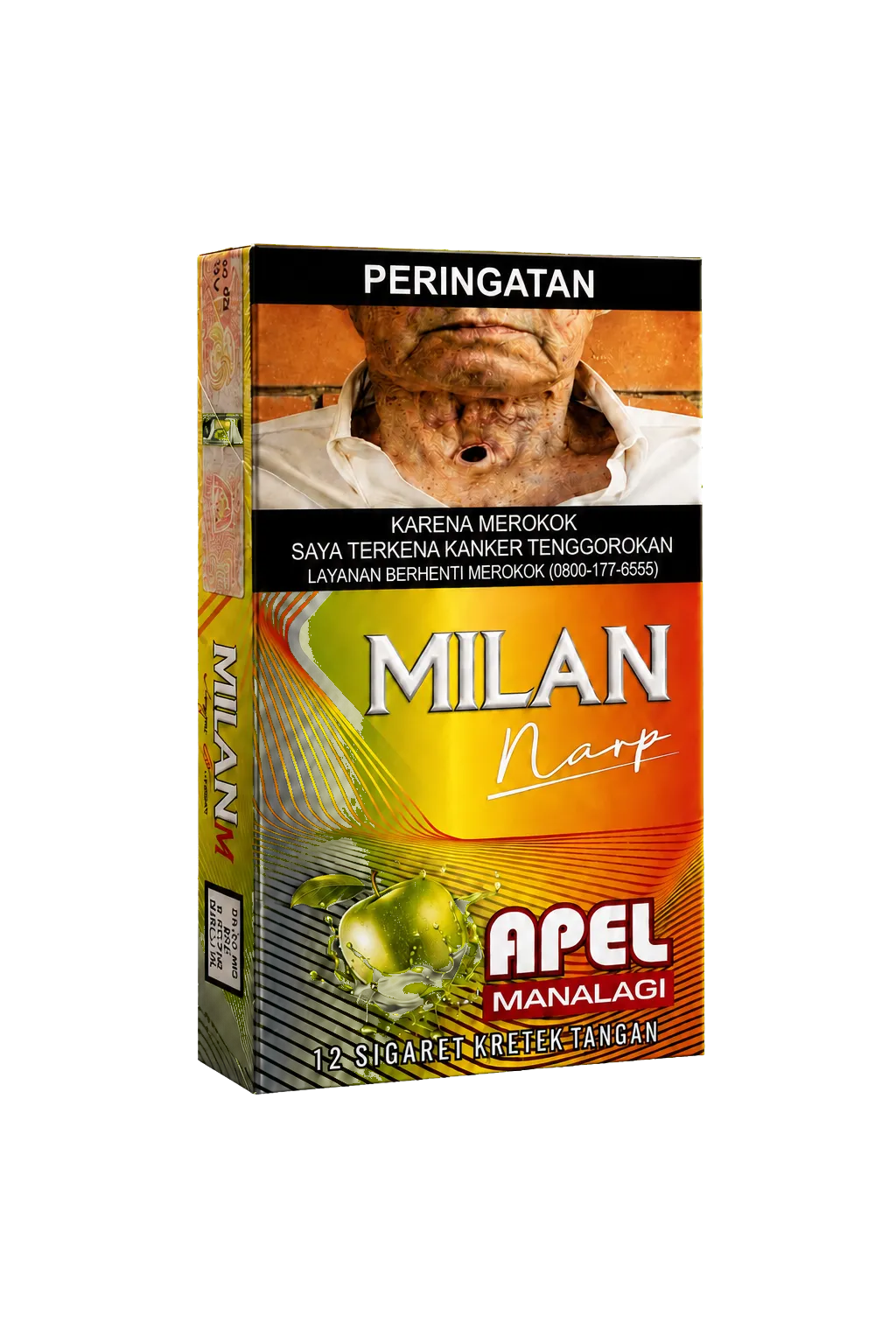 Kemasan MILAN narp Apel Manalagi isi 12 batang