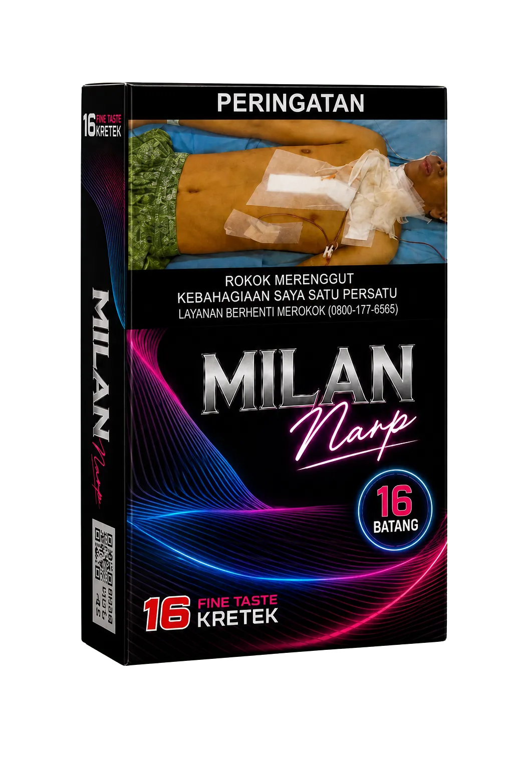 Kemasan MILAN narp Original isi 16 batang