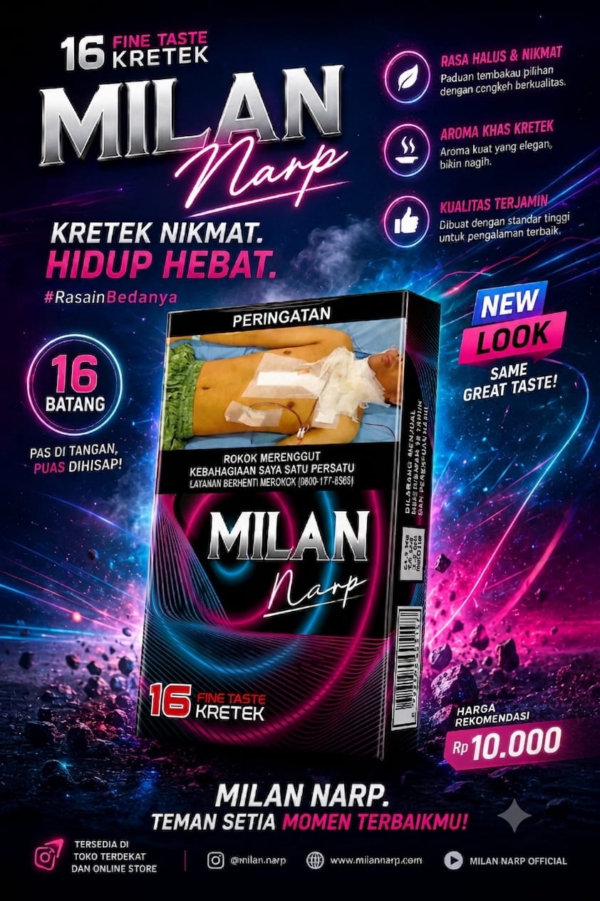 MILAN narp Original isi 16 batang